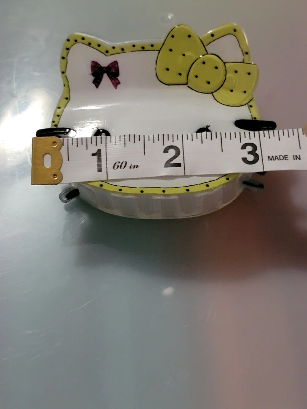Yellow Bow Cat Hair Clip for Kids - Cute Accessory